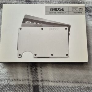The Ridge Slim RFID Blocking Wallet - Polar White
